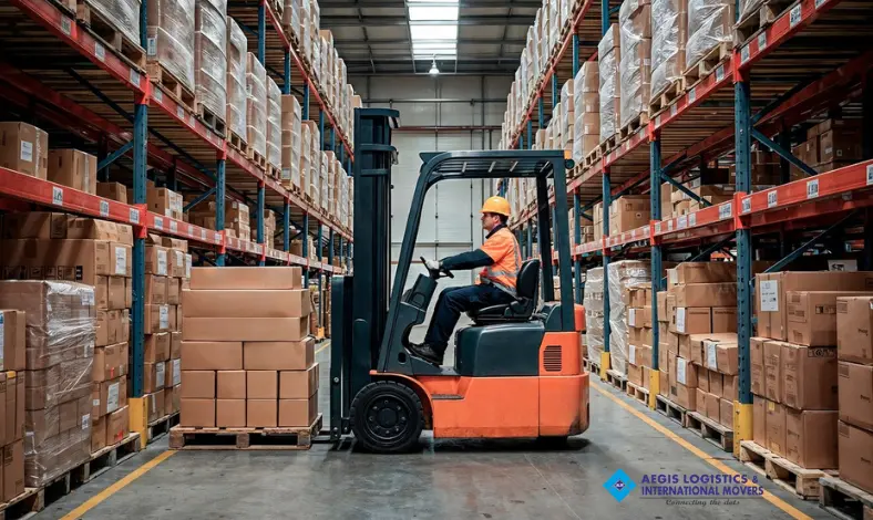 Fork lift rental in Riyadh-Aegis Logistics